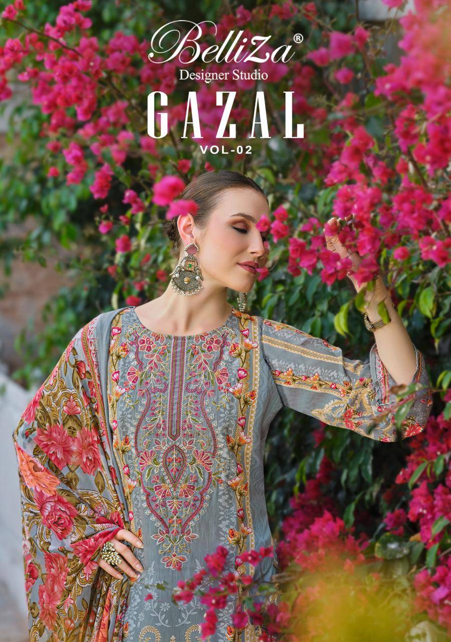 Belliza gazal vol 2 Bulk dress material suppliers in Pune